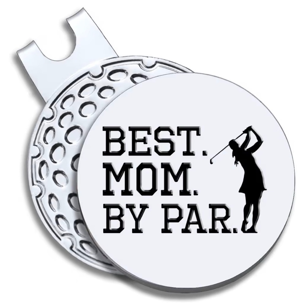 Best Mom by Par Golf Ball Marker